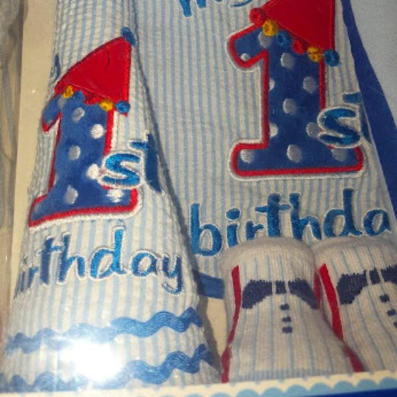 3/$15 Baby's 1st B-day Onesie Set, NIB-&7.00 - Picture 4 of 6